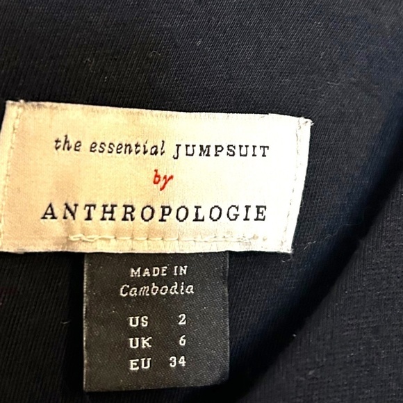 Anthropologie The Essential Jumpsuit/ Freya Scalloped Jumpsuit - Picture 13 of 15